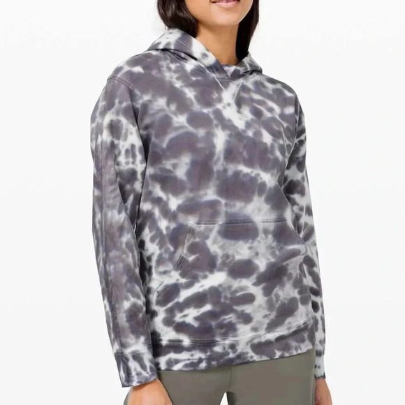 lululemon athletica Sweaters - Lululemon  Athletica All Yours Pullover Tie Dye Hoodie Long Sleeve Size 2